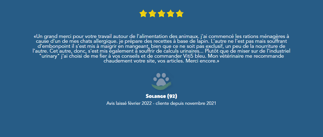 L'avis de Solange sur Vit'i5 bleu et sur les recettes Cuisine-a-crocs